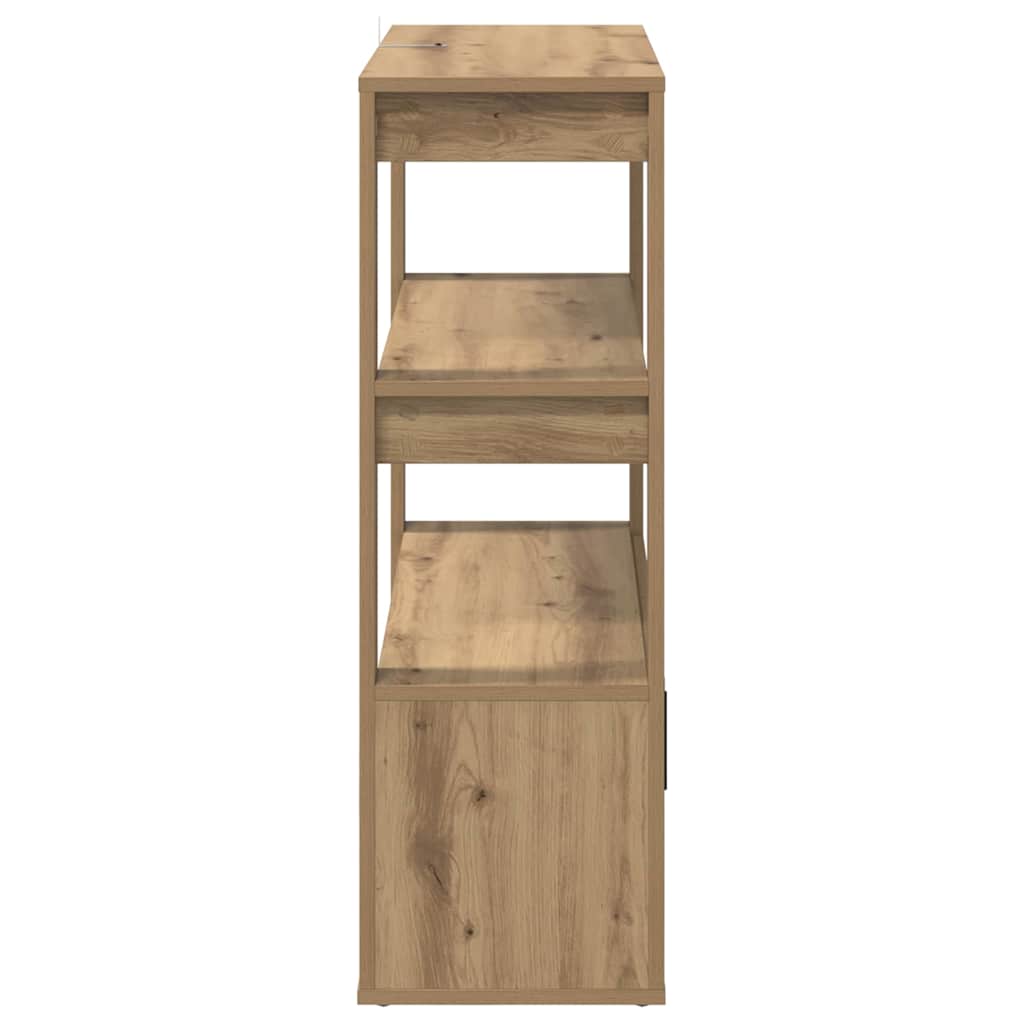 881094 7 Bufet stejar artizanal 30 x 80 x 90 cm Lemn compozit Bufet stejar artizanal 30 x 80 x 90 cm Lemn compozit - imagine 7