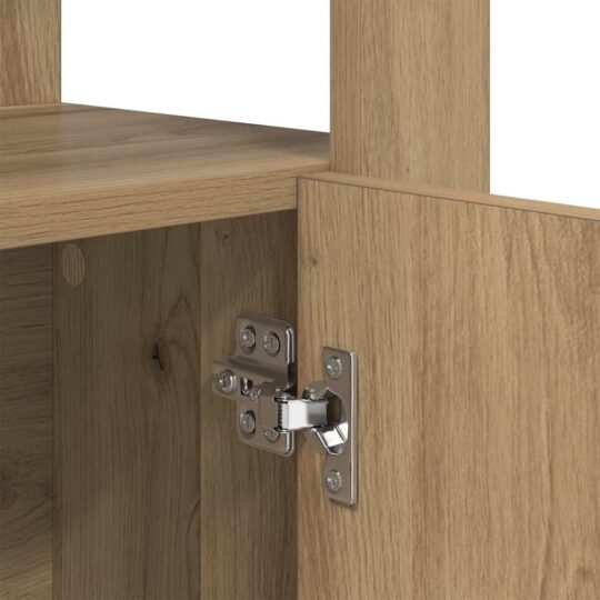 881097 9 Bufet stejar artizanal 30 x 80 x 119.5 cm Lemn compozit 881097 9