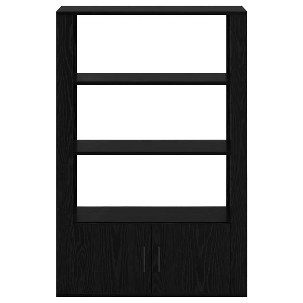 881098 6 Bufet Stejar negru 30 x 80 x 119.5 cm Lemn compozit Bufet Stejar negru 30 x 80 x 119.5 cm Lemn compozit - imagine 6