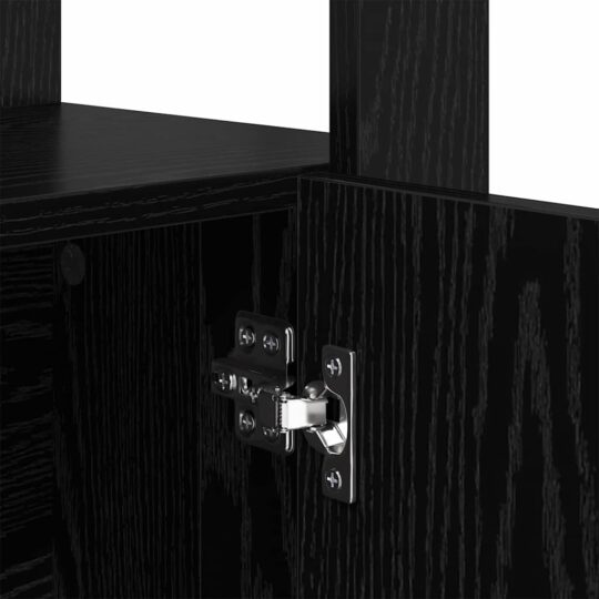 881098 9 Bufet Stejar negru 30 x 80 x 119.5 cm Lemn compozit 881098 9