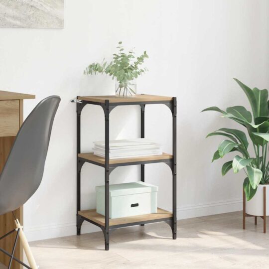 Dulap pentru cărți stejar artizanal 40 x 33 x 70.5 cm