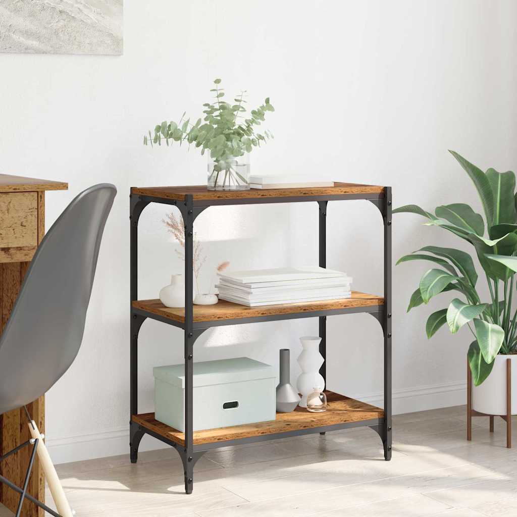 881105 1 Dulap pentru cărți Lemn vechi 40 x 33 x 70.5 cm Lemn compozit Dulap pentru cărți Lemn vechi 40 x 33 x 70.5 cm Lemn compozit