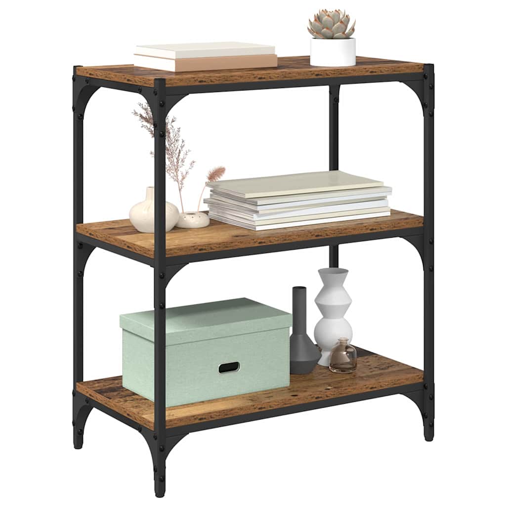 881105 3 Dulap pentru cărți Lemn vechi 40 x 33 x 70.5 cm Lemn compozit Dulap pentru cărți Lemn vechi 40 x 33 x 70.5 cm Lemn compozit - imagine 3