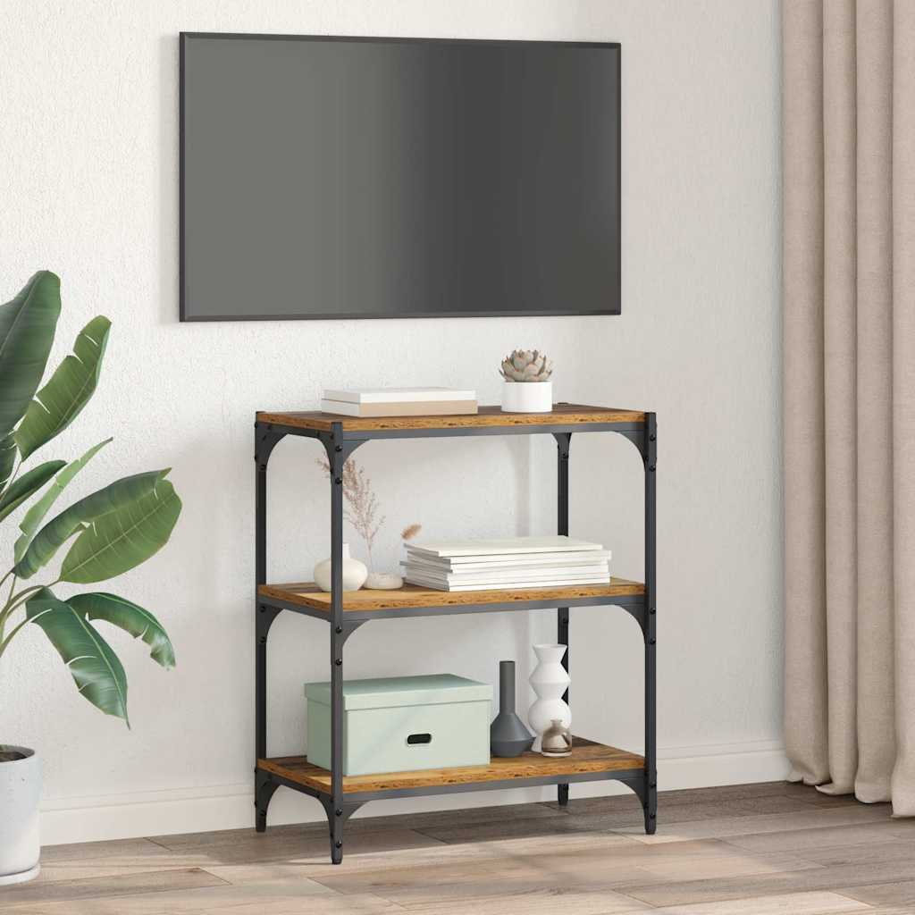 881105 4 Dulap pentru cărți Lemn vechi 40 x 33 x 70.5 cm Lemn compozit Dulap pentru cărți Lemn vechi 40 x 33 x 70.5 cm Lemn compozit - imagine 4