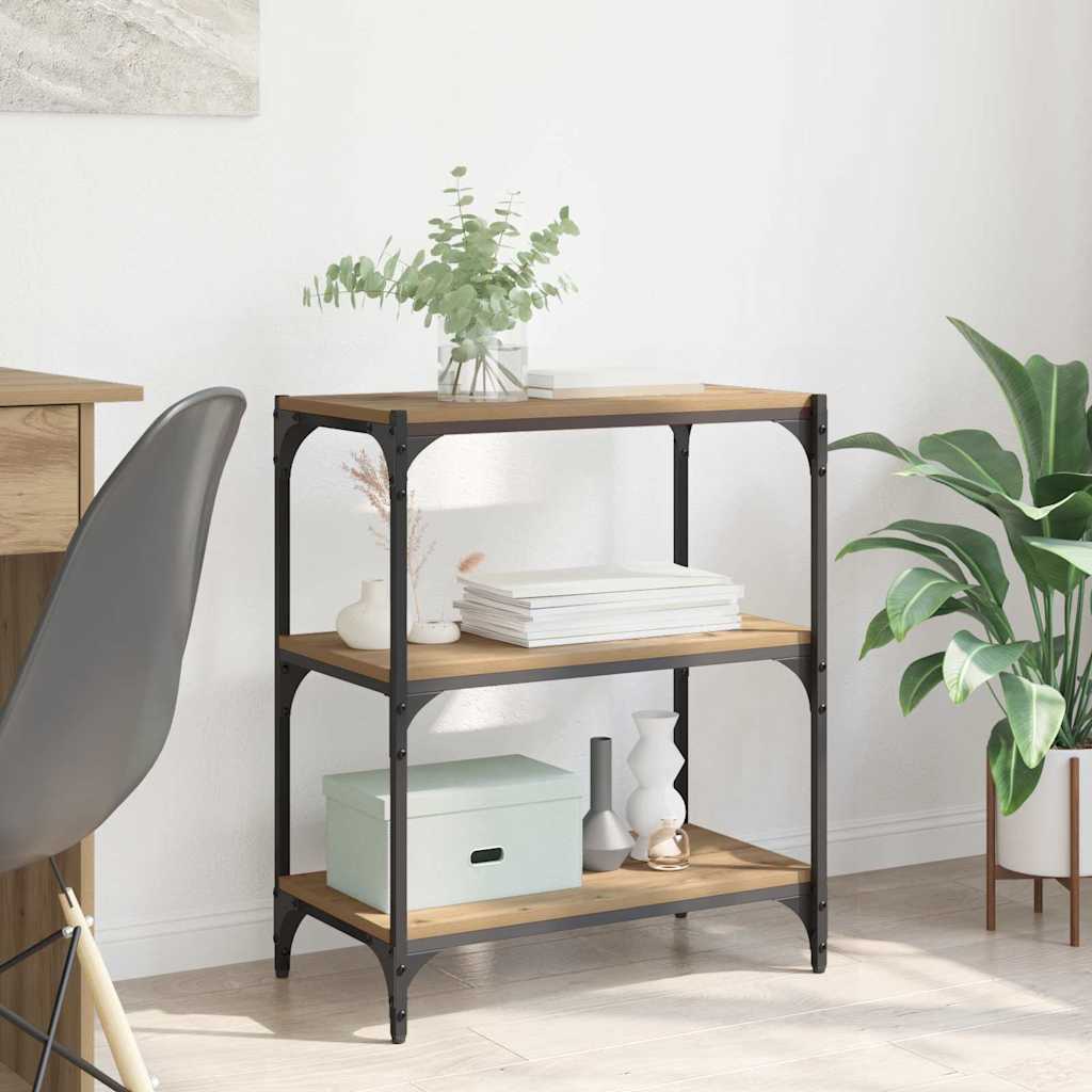 881106 1 Dulap pentru cărți stejar artizanal 60 x 33 x 71 cm Dulap pentru cărți stejar artizanal 60 x 33 x 71 cm