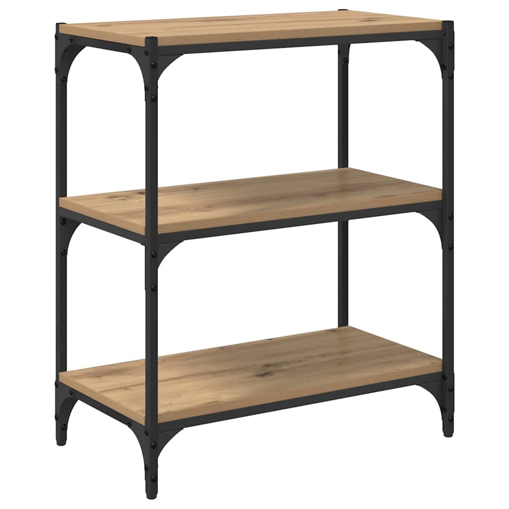 881106 7 Dulap pentru cărți stejar artizanal 60 x 33 x 71 cm Dulap pentru cărți stejar artizanal 60 x 33 x 71 cm - imagine 7