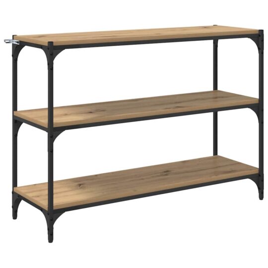 Alternative view of Dulap pentru cărți stejar artizanal 100 x 33 x 71 cm