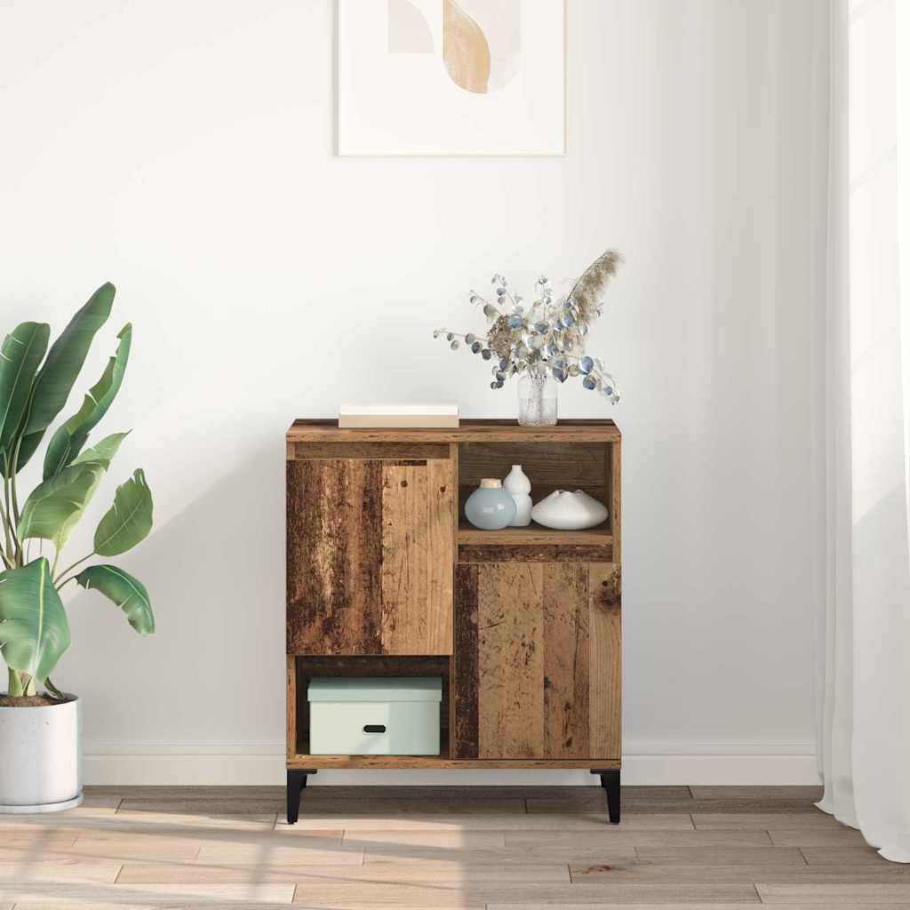 881260 4 Bufet Lemn vechi 60 x 35 x 70 cm Lemn compozit Bufet Lemn vechi 60 x 35 x 70 cm Lemn compozit - imagine 4