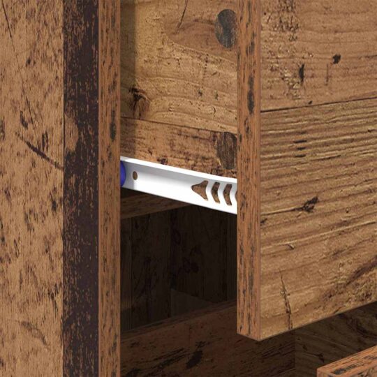 881567 9 Bufet cu sertar Lemn vechi 34 x 34.5 x 90 cm Lemn compozit 881567 9