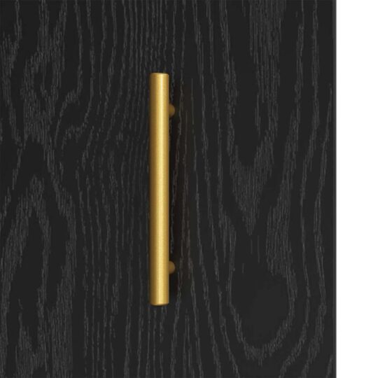 881590 10 Bufet Stejar negru 34 x 34.5 x 90 cm Lemn compozit 881590 10