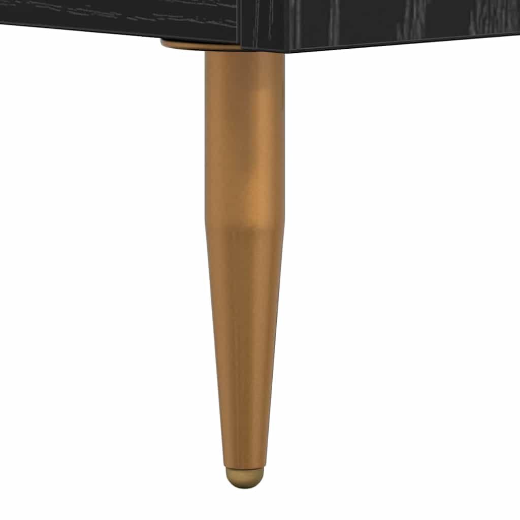 881590 11 Bufet Stejar negru 34 x 34.5 x 90 cm Lemn compozit Bufet Stejar negru 34 x 34.5 x 90 cm Lemn compozit - imagine 11