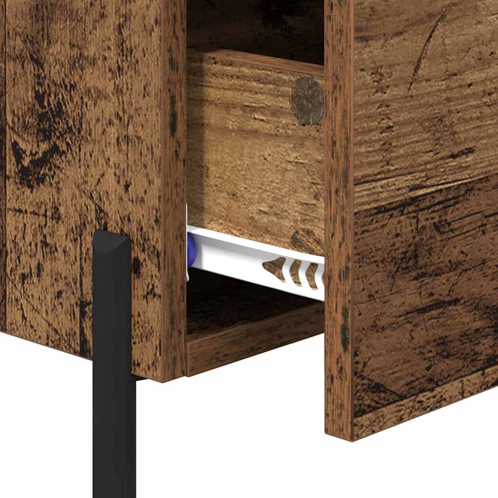 882025 9 Dulap de noapte Lemn vechi 40 x 35 x 47.5 cm Lemn compozit Dulap de noapte Lemn vechi 40 x 35 x 47.5 cm Lemn compozit - imagine 9