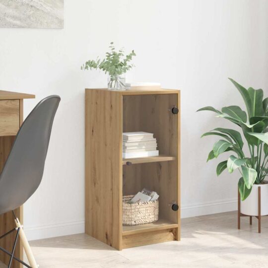 Bufet stejar artizanal 35 x 37 x 76 cm Lemn compozit