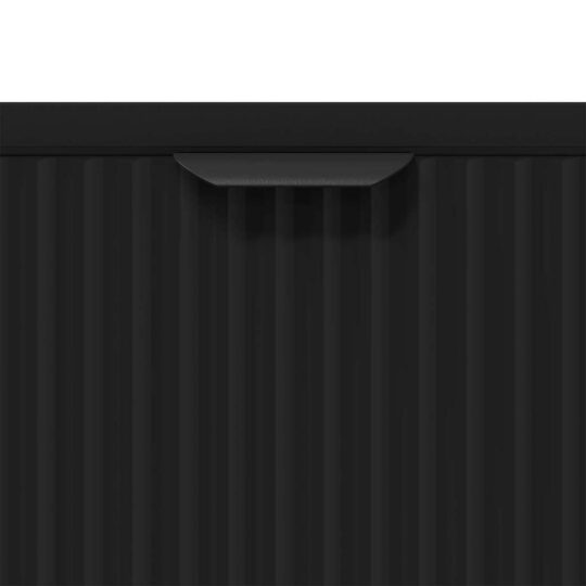 883455 9 Bufet cu sertar Negru 89.5 x 33 x 82 cm Lemn compozit 883455 9