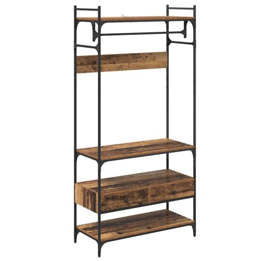 Alternative view of Dulap cu sertar Lemn vechi 89 x 39 x 184.5 cm Lemn compozit