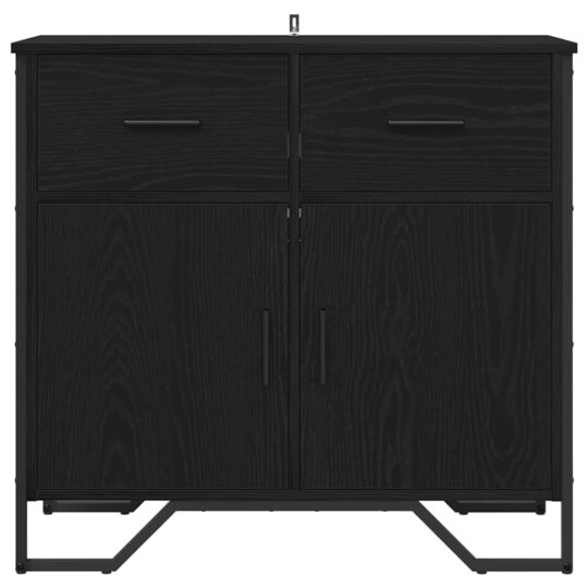 883568 5 Bufet Stejar negru 79.5 x 35.5 x 74.5 cm Lemn compozit 883568 5