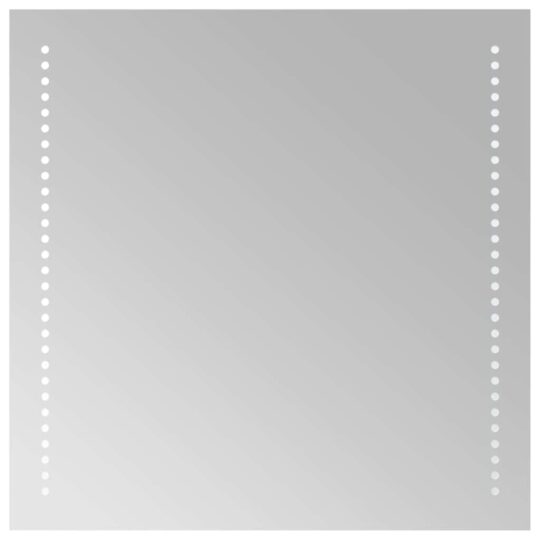 Alternative view of Oglindă de baie cu LED, 50x50 cm