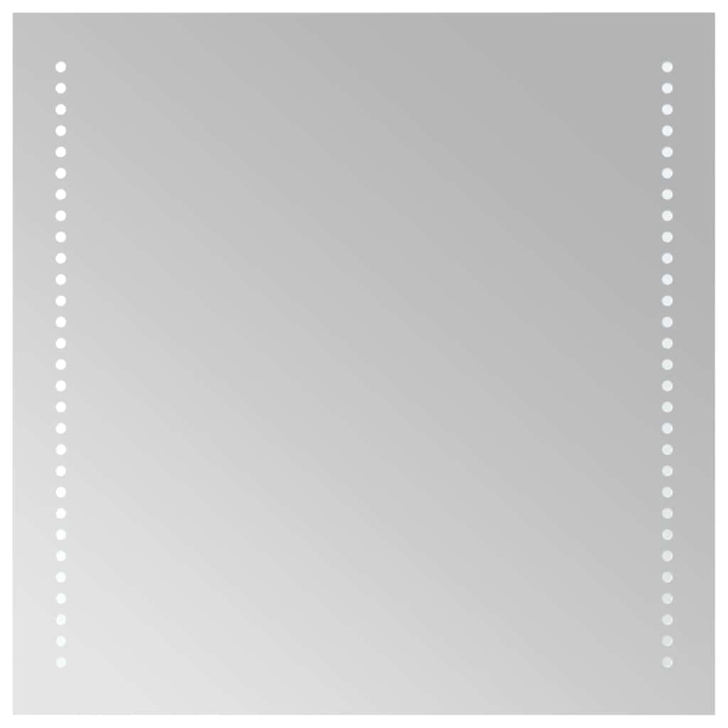 151720 2 Oglindă de baie cu LED, 50x50 cm Oglindă de baie cu LED, 50x50 cm - imagine 2