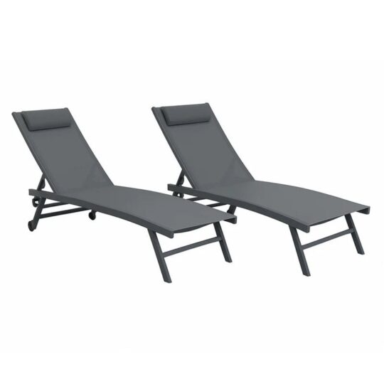 BOGOTA Set 2 șezlonguri