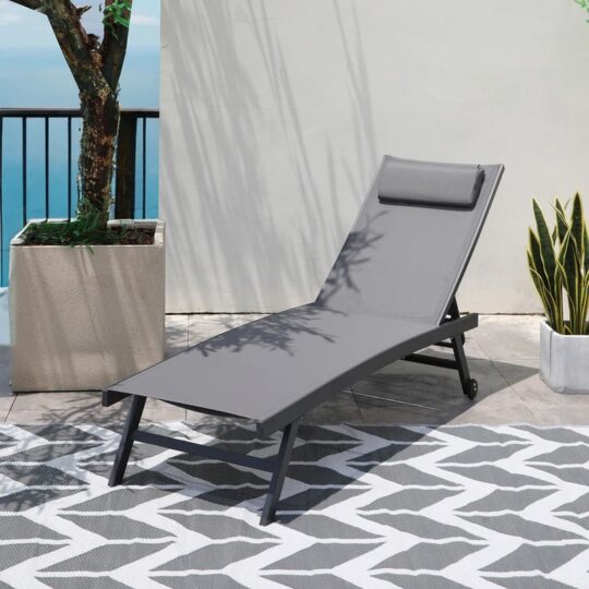 Alternative view of BOGOTA Set 2 șezlonguri