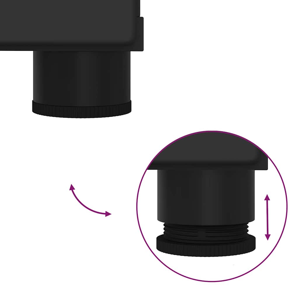 3393074 13 Set de mobilier pentru baie cu ușă 5 pcs Negru 30 x 35 x 192 cm Set de mobilier pentru baie cu ușă 5 pcs Negru 30 x 35 x 192 cm - imagine 13