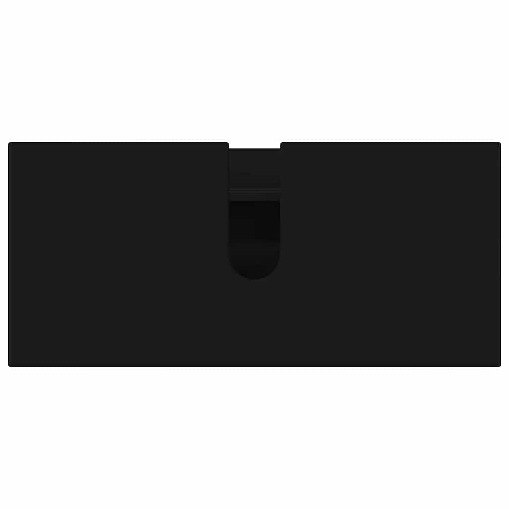 3393084 9 Set de mobilier pentru baie cu ușă 4 pcs Negru 30 x 35 x 192 cm Set de mobilier pentru baie cu ușă 4 pcs Negru 30 x 35 x 192 cm - imagine 9