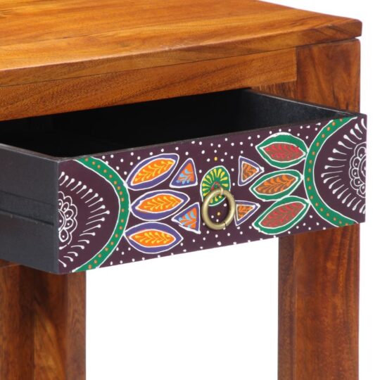 4016509 9 Birou cu sertar Maro 100 x 50 x 75 cm Lemn masiv de acacia 4016509 9