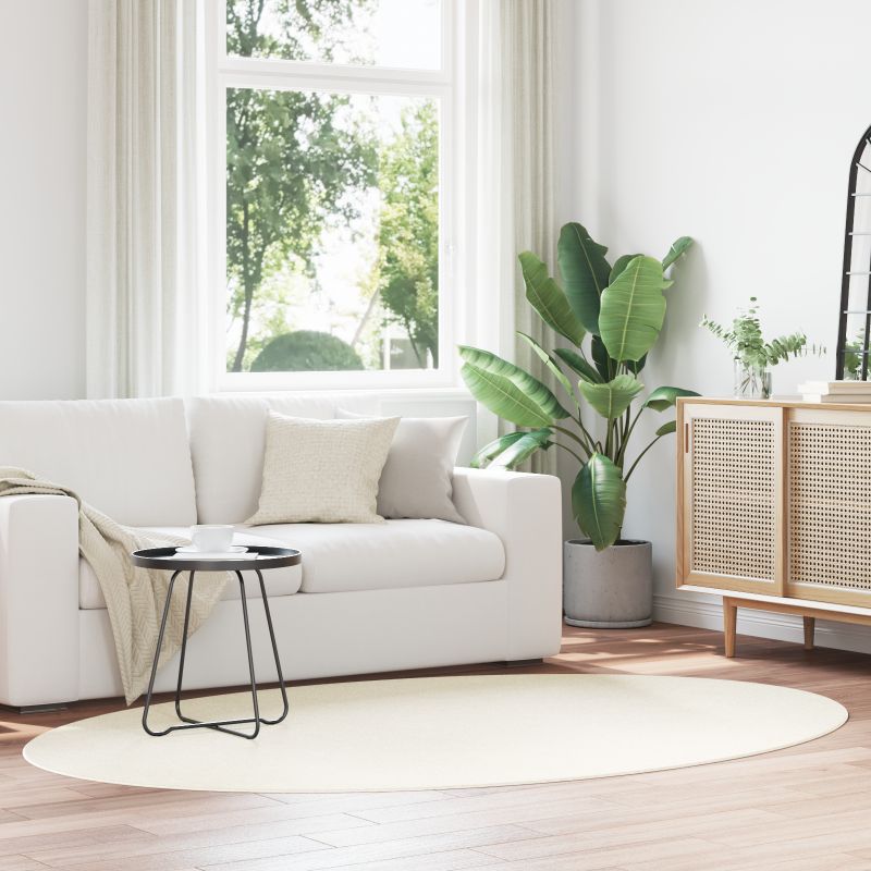 4103625 1 Covor HUARTE Crem 160 x 230 cm Poliester Covor HUARTE Crem 160 x 230 cm Poliester