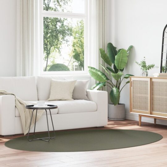 Covor HUARTE Verde pădure 160 x 230 cm Poliester