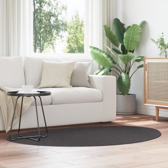 Covor HUARTE Antracit 120 x 170 cm Poliester