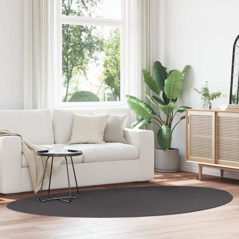 4103660 1 Covor HUARTE Antracit 160 x 230 cm Poliester Covor HUARTE Antracit 160 x 230 cm Poliester