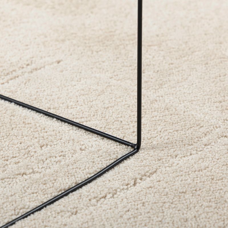 4103664 8 Covor HUARTE Bej 100 x 200 cm Poliester Covor HUARTE Bej 100 x 200 cm Poliester - imagine 8