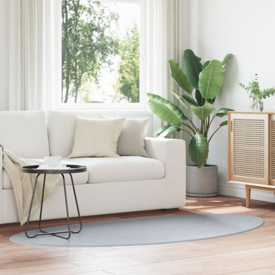 Covor HUARTE Gri 100 x 200 cm Poliester