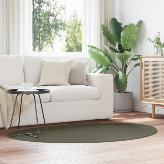 Covor HUARTE Verde pădure 120 x 170 cm Poliester