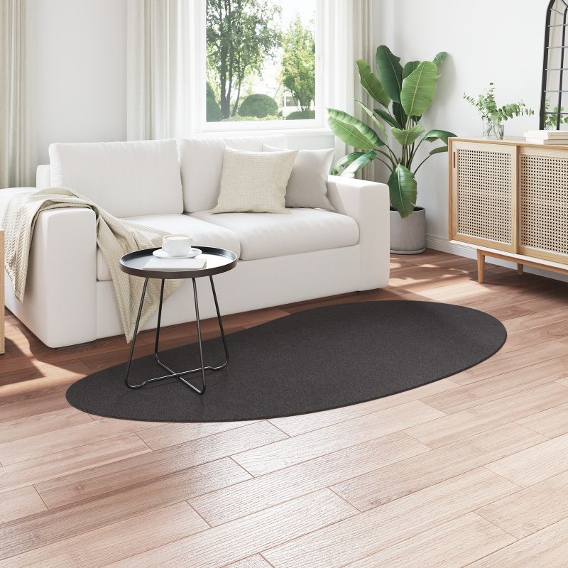 4103706 3 Covor Antracit 100 x 200 cm Poliester Covor Antracit 100 x 200 cm Poliester - imagine 3