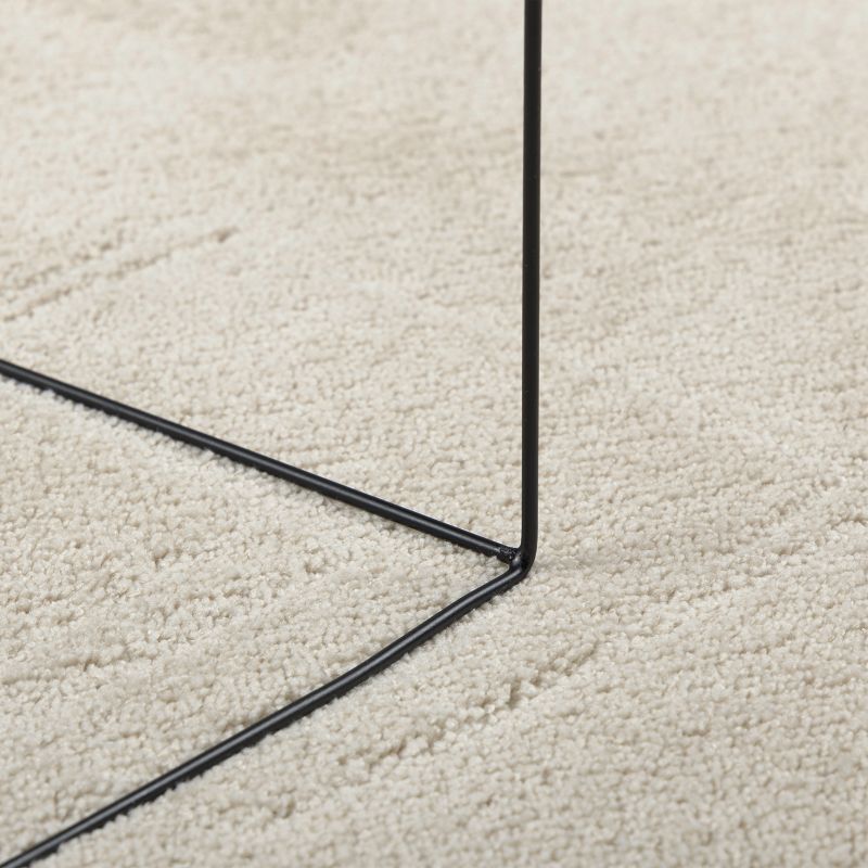 4103712 8 Covoare de zonă Bej 80x150 cm Poliester Antiderapant Covoare de zonă Bej 80x150 cm Poliester Antiderapant - imagine 8