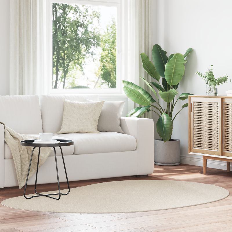 4103715 1 Covor Bej 140 x 200 cm Poliester Covor Bej 140 x 200 cm Poliester