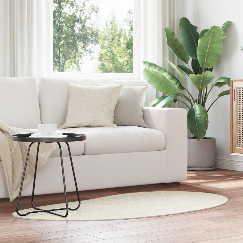 4103719 1 Covor Crem 80 x 150 cm Poliester Covor Crem 80 x 150 cm Poliester