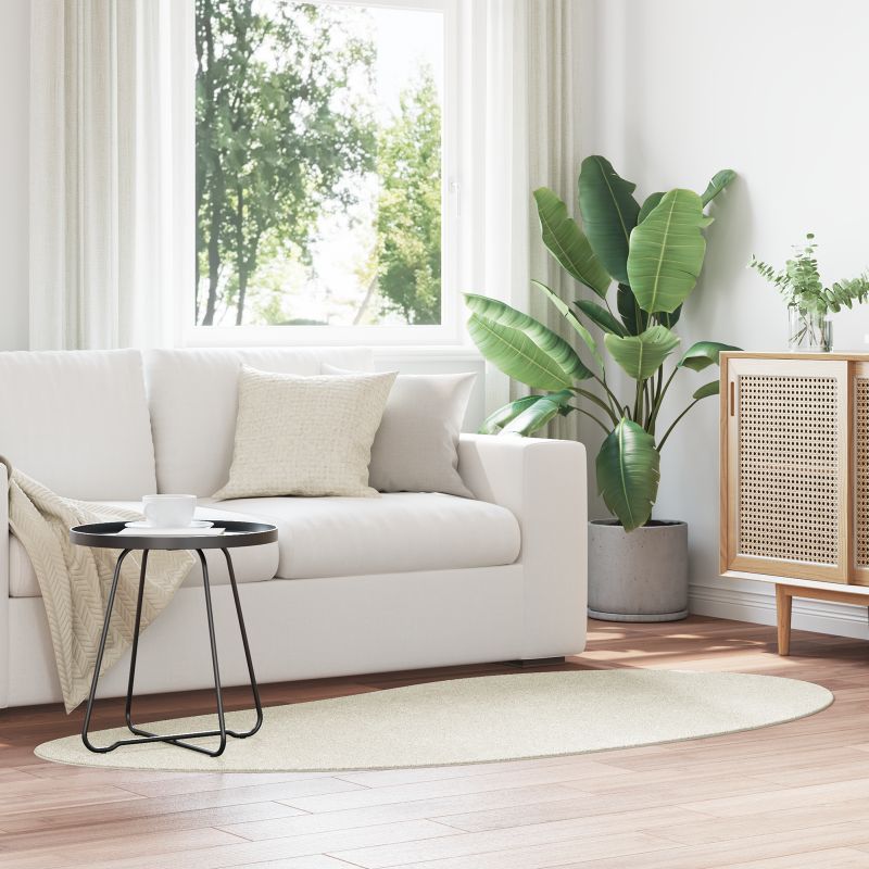 4103720 1 Covor HUARTE Crem 100 x 200 cm Poliester Covor HUARTE Crem 100 x 200 cm Poliester