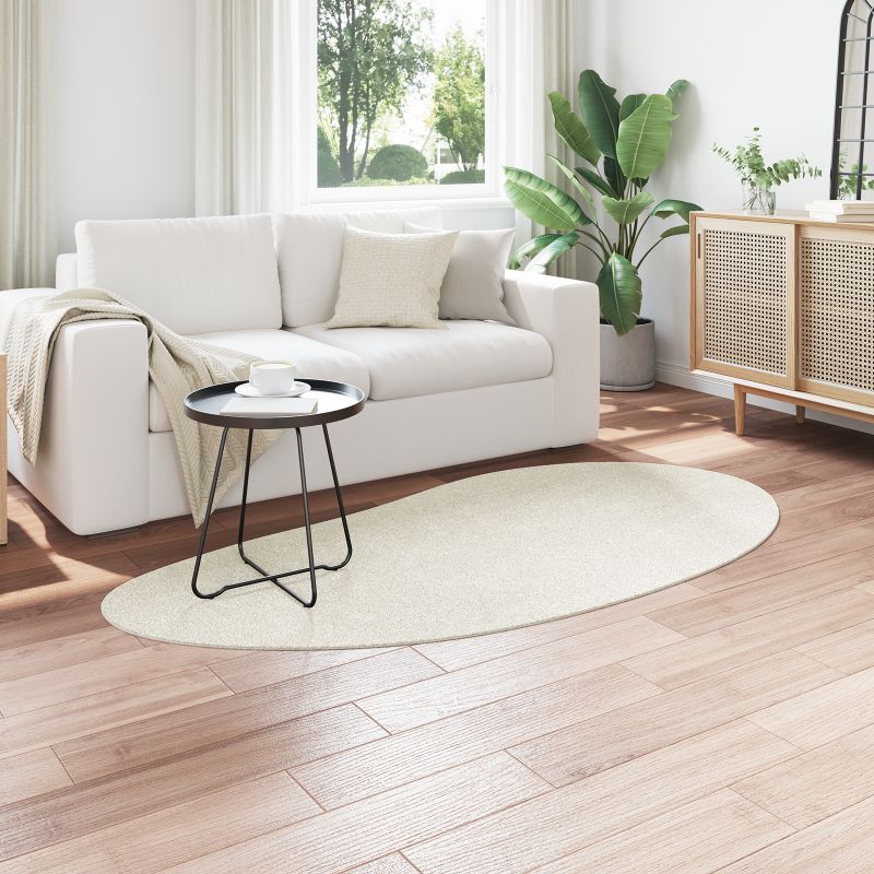 4103720 3 Covor HUARTE Crem 100 x 200 cm Poliester Covor HUARTE Crem 100 x 200 cm Poliester - imagine 3