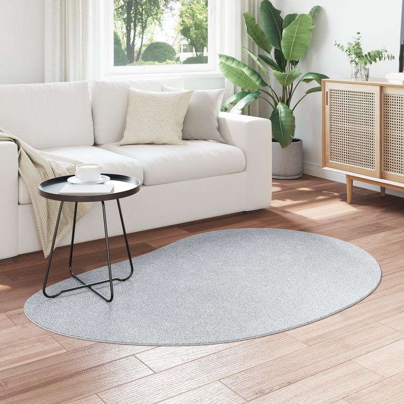 4103735 3 Covor Gri 120 x 170 cm Poliester Covor Gri 120 x 170 cm Poliester - imagine 3