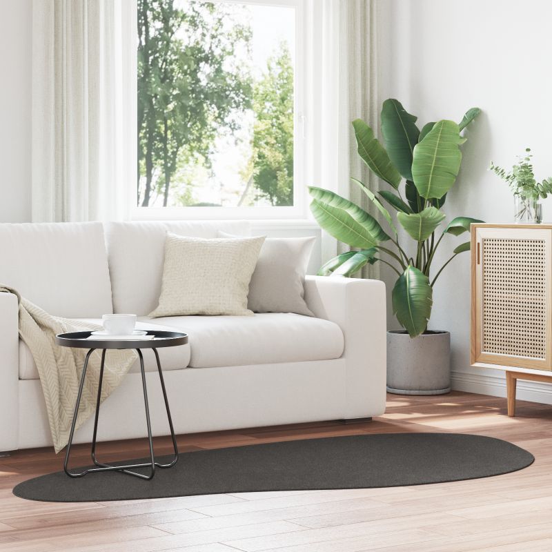 4103755 1 Covor HUARTE Antracit 100 x 200 cm Poliester Covor HUARTE Antracit 100 x 200 cm Poliester