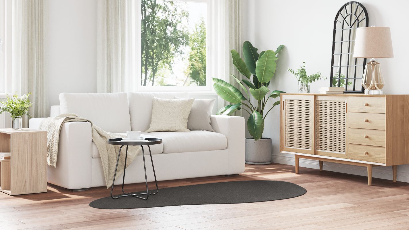 4103755 4 Covor HUARTE Antracit 100 x 200 cm Poliester Covor HUARTE Antracit 100 x 200 cm Poliester - imagine 4