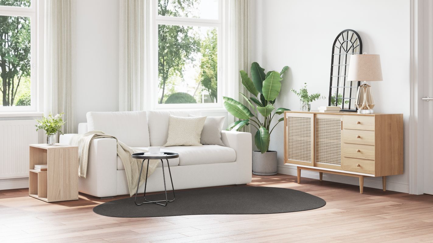 4103758 4 Covor HUARTE Antracit 160 x 230 cm Poliester Covor HUARTE Antracit 160 x 230 cm Poliester - imagine 4