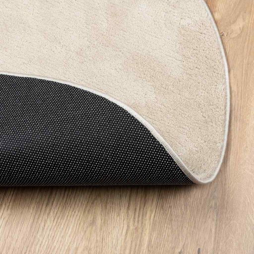 4103761 6 Covor Bej Lână 80 x 150 cm Covor În formă de val Modern Covor Bej Lână 80 x 150 cm Covor În formă de val Modern - imagine 6