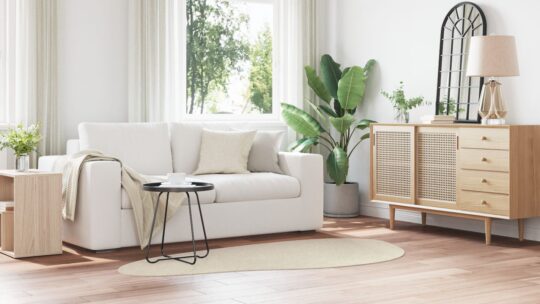 4103762 4 Covor HUARTE Bej 100 x 200 cm Poliester 4103762 4