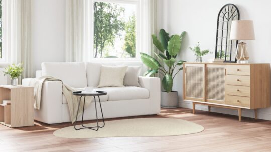 4103764 4 Covor HUARTE Bej 140 x 200 cm Poliester 4103764 4