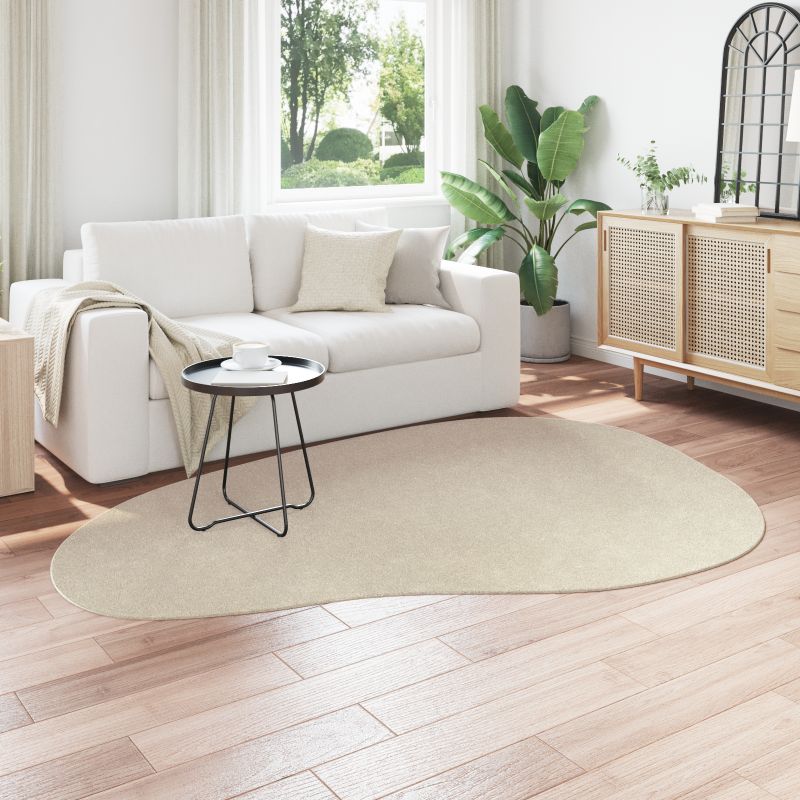 4103765 3 Covoare Bej Poliester 160 x 230 cm Antiderapant Covor Modern Covoare Bej Poliester 160 x 230 cm Antiderapant Covor Modern - imagine 3