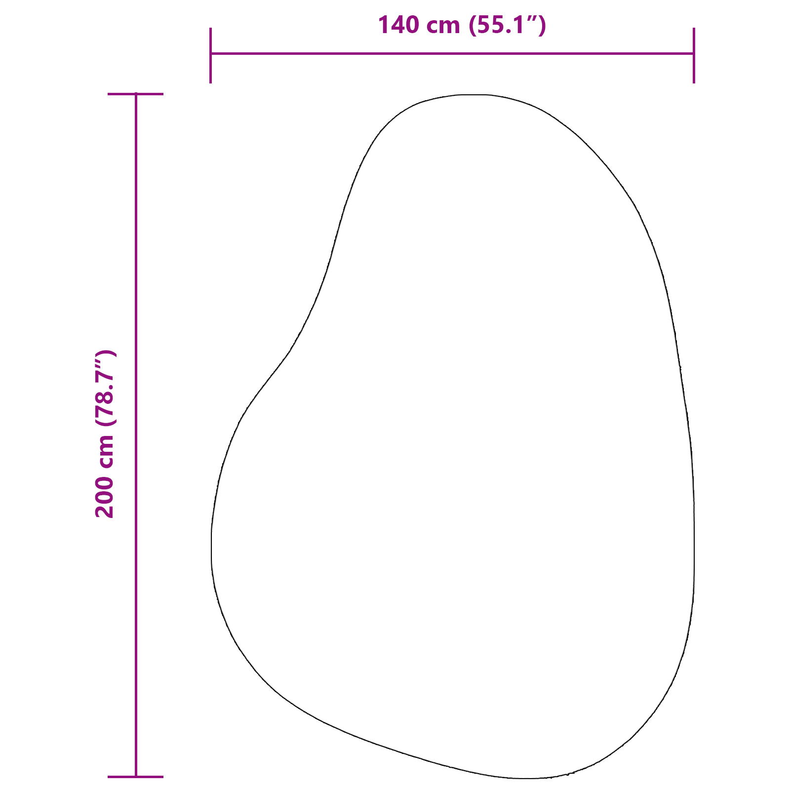 4103771 10 Covor HUARTE Crem 140 x 200 cm Poliester Covor HUARTE Crem 140 x 200 cm Poliester - imagine 10