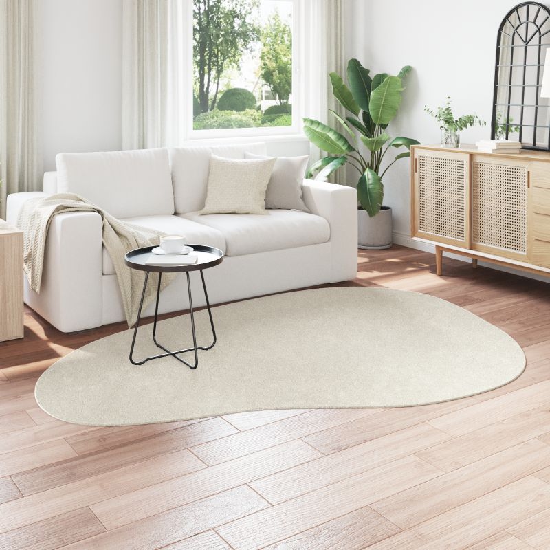 4103772 3 Covor HUARTE Crem 160 x 230 cm Poliester Covor HUARTE Crem 160 x 230 cm Poliester - imagine 3